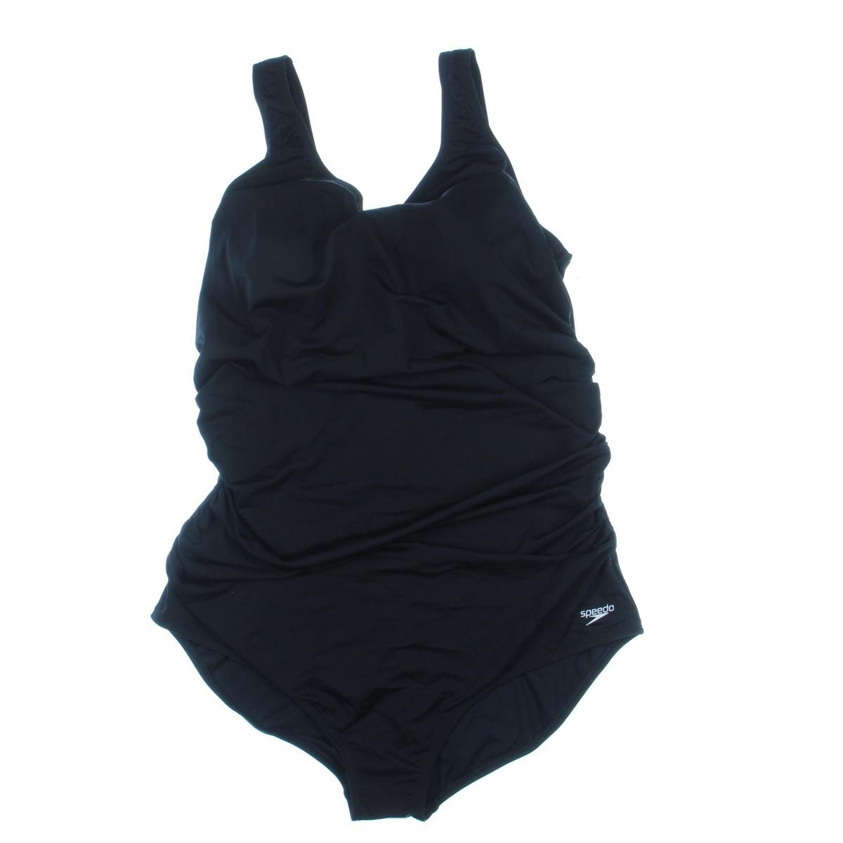 Speedo Women's Plus-Size Endurance Plus Side Shirred Tank Swimsuit