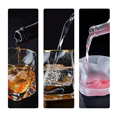 Juego de vasos de cristal resistentes con diseño elegante de 6 piezas 5