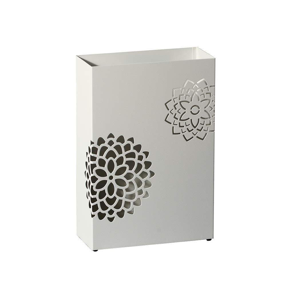 Porte-parapluies design en fer forgé thermo-laqué avec plateau récupérateur
