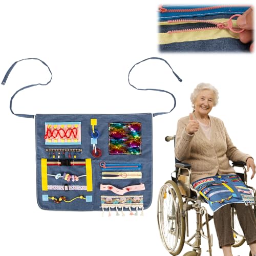 Nesteldecke für Demenzkranke Demenzkranke Und Demenz Beschäftigung für Hilfsmittel Geschenk für demenzkranke Sensorische Deckenschürze für Alzheimer Asperger Autismus Spielzeug