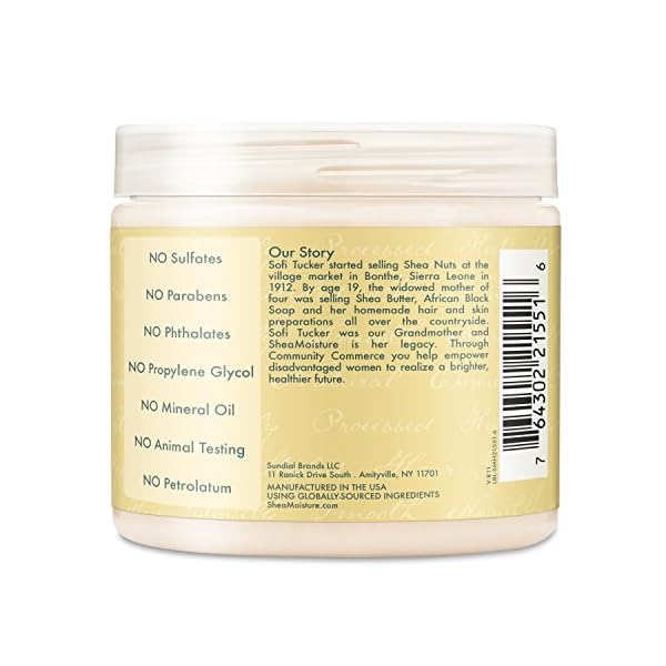 Shea-Moisture-Strengthen-Restore-Leave-In-Conditioner-16-Ounce-Pack-of-1 Shea Moisture Leave in Conditioner with Jamaican Black Castor Oil for Hair Growth, Strengthen & Restore, Vitamin E, Curly Hair Products Safe for use on Hair Color, 15 Oz