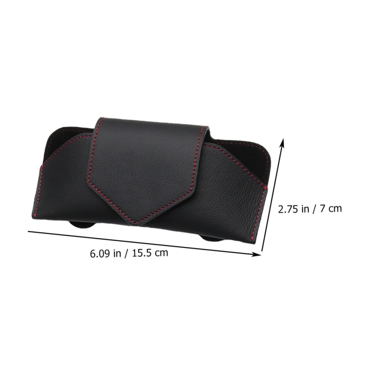 iplusmile 2pièces Organisateur De Lunettes Auto Cuir Pu Clip De Pare-soleil Pratique Pour Voiture Accessoire Élégant Et Installation Facile Pour Sécuriser Vos Lunettes Et Cartes