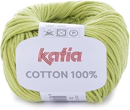 Katia Cotton 100% Colour Pistacho 20 50 g/Approx. 120 m Wool