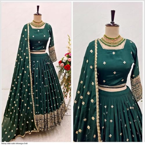 Suppar Sleave silk lehenga choli – image 2
