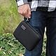 USA Gear GPD Pocket Mini Laptop-PC 7 Zoll Hartschalen-Aufbewahrungs- und Reisekoffer – Kompatibel mit 7 Zoll kleinen Notebooks, UMPC-Computern und mehr – Wasserabweisende Außenseite (Schwarz)