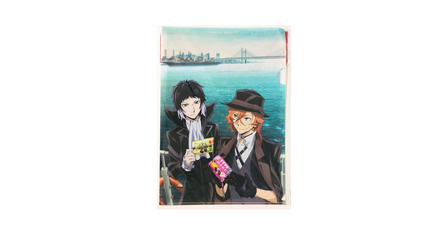 Amazon.co.jp: 文スト中原中也&芥川龍之介コラボクリアファイル