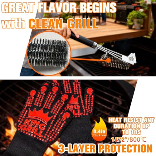 Set de 5 piezas para parrilla con accesorios BBQ miniatura 6