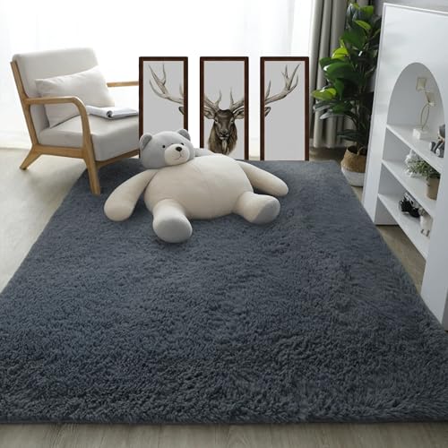 Tapis de salon moelleux résistant au piétinement et facile à laver - 3