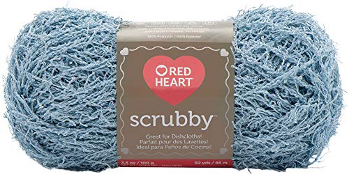 Image of RED Heart Scrubby Yarn, Glacier