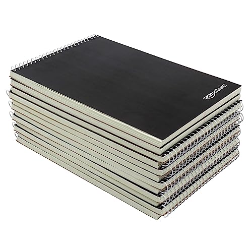 Amazon Basics Steno Notebooks, Gregg Rule, Green Paper for Notes, 80 Sheets, 6" x 9", 12-Pack - image 3