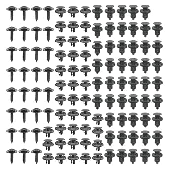 10-Pack Wheelhouse/Fender Mounting Clips For Mitsubishi – Black Plastic, LST Brand