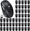 Mouse Inalámbrico Macarrie 20 Unidades para Laptop 1200dpi Mouse Inalámbrico para Computadora al por Mayor con 6 Botones Incluye Receptor USB Compatible con Windows, PC, Computadora 2