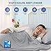 HOMFINE Cooling Blankets for Hot Sleepers - Summer Blanket Thin Lightweight Breathable Soft Double Side Enhanced Cooling for Bed Couch Sofa, Keep Cool for Night Sweats (Grey, 90 x 90 inches)