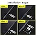 AYWFEY 4 Pcs SIM Card Removal Openning Tool Tray Eject Pins Needle Opener Ejector Compatible with All iPhone Apple iPad HTC Samsung Galaxy Cell Phone Smartphone Watchchain Link Remover (Style B)