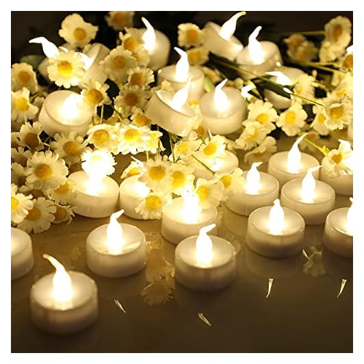 Topstone LED Tea Light,Flickering Flameless Candle with Remote Control