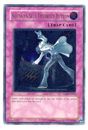 Amazon.com: YU-GI-OH! - Kozaky's Self-Destruct Button (TLM-EN052) - The  Lost Millennium - 1st Edition