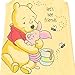 Disney Winnie the Pooh Infant Baby Girls Snap Romper and Headband Yellow 18 Months