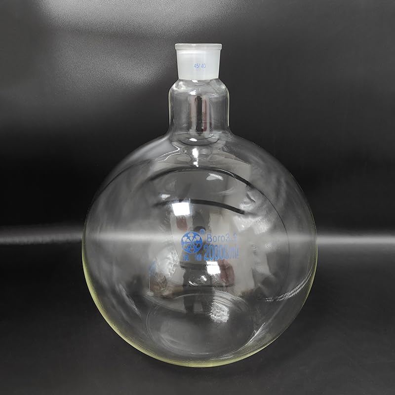Reagenzglas mit flacher Öffnung, 25 x 150 mm, Außendurchmesser 25 mm, volle Länge 150 mm, hohes Borosilikatglas, runder Boden, Reagenzglas (1000 ml)