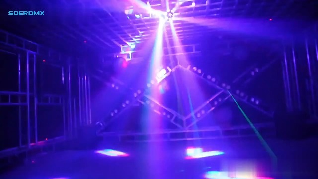 ZonQoonz 40W LED Moving Head Bühnenbeleuchtung, Discolicht Beam RGBW