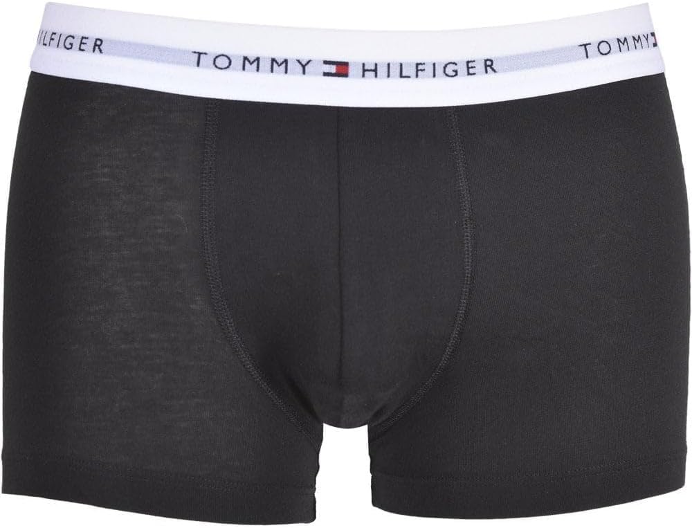 Tommy Hilfiger Pantaloncini Boxer Uomo Confezione da 5 Cotone Elasticizzato L Multicolore (Black/Black/Black/Black/Black) - Immagine 2