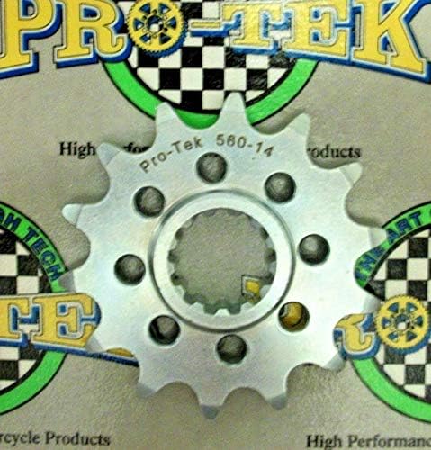 Miniatura 2 de Pro-tek - Piñón delantero fabricado para Yamaha FZ-6R, 520, paso 16T, 2009, 2010, 2011, 2012, 2013, 2014, 2015, 2016, 2017, FZ6R FZ 6R (16T)