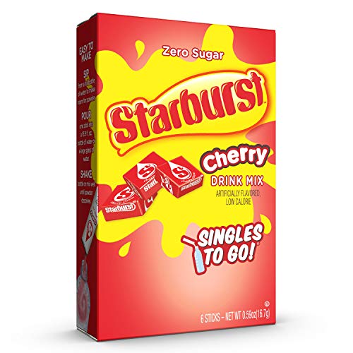 image for Starburst Singles To Go Powdered Drink Mix & Just Add Water -12 Boxes 