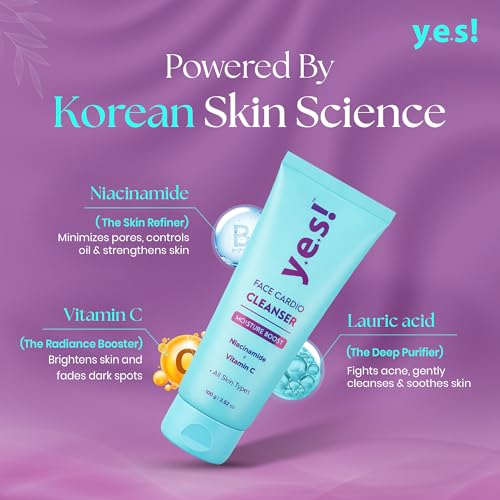 Image of Face Cardio-Cleanser (100 Gram) + You Are B-RIGHT Vitamin-C Serum (30ml) Combo | Deep Cleansing, Brightening & Hydrating Skin Care Kit