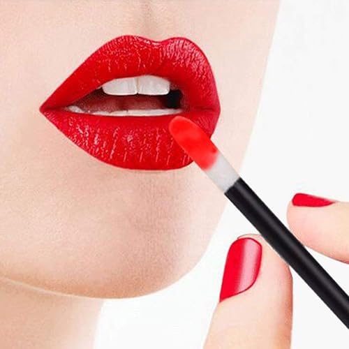 Miniatura 31 de G2PLUS 100 cepillos de labios de cristal con purpurina, cepillos de labios desechables, aplicadores de brillo de labios, aplicador de varillas