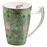 TeaLogic Fine Bone China TeaLogic Jumbotasse Rani - Megabecher Tasse mit Elefanten Elefant Motiv - Tea Logic Becher Bone China (500ml)