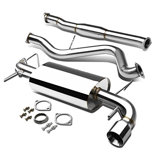 Auto Dynasty 4.5 Inches Burnt Muffler Tip Catback Exhaust
