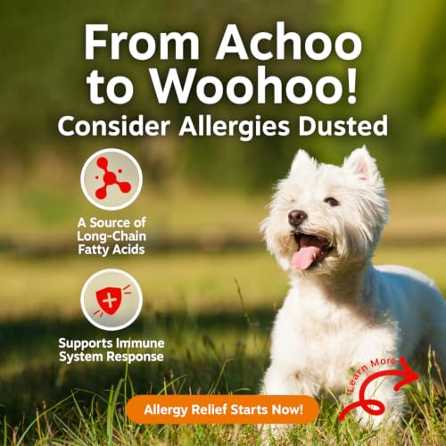 Image of Zesty Paws Hemp Dog Allergy Chews - Dog Allergy Relief, Cheese, 90 Ct
