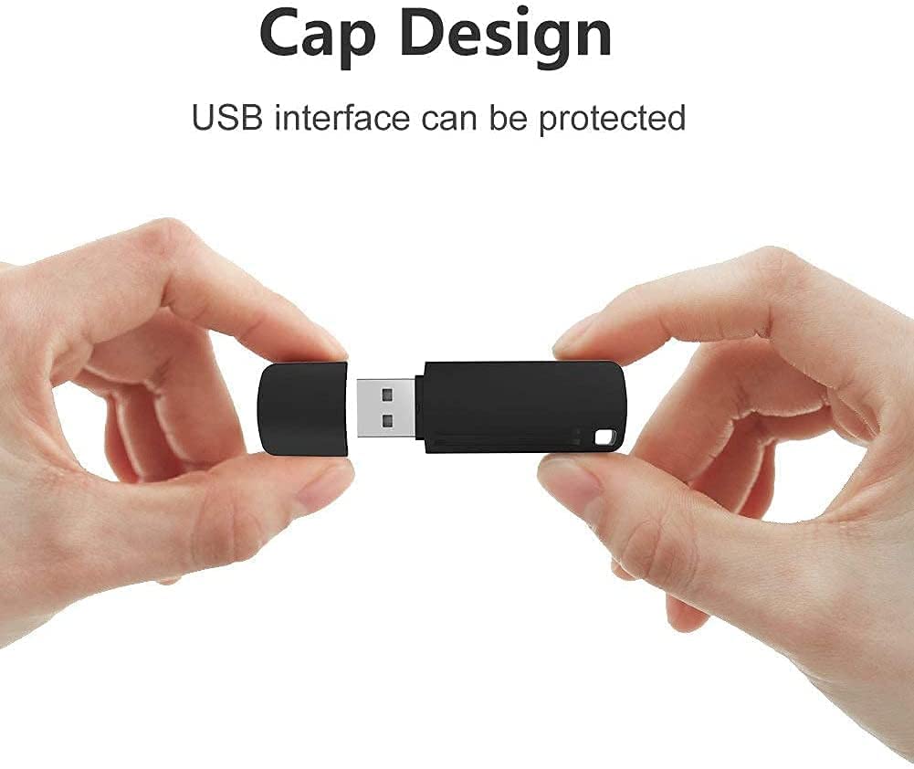 Pendrive 4 GB Pack 10, Vansuny 10 Pack USB Memoria USB 4GB 2.0, Flash Drive 4 GB, Negro