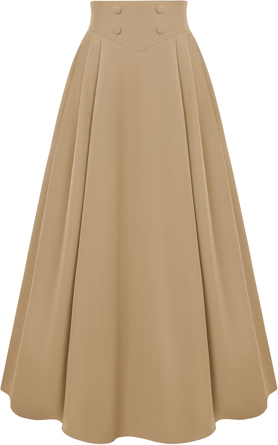 Scarlet Darkness Victorian Skirts for Women Renaissance High Waisted Long Skirt with Pockets