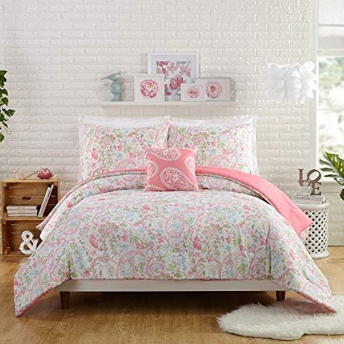 Jessica Simpson Avery Comforter Set, King, Blush