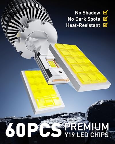 Image of AUXITO D4S D4R Fog Light Bulbs, 50000LM 6500K Cool White, Pack of 2