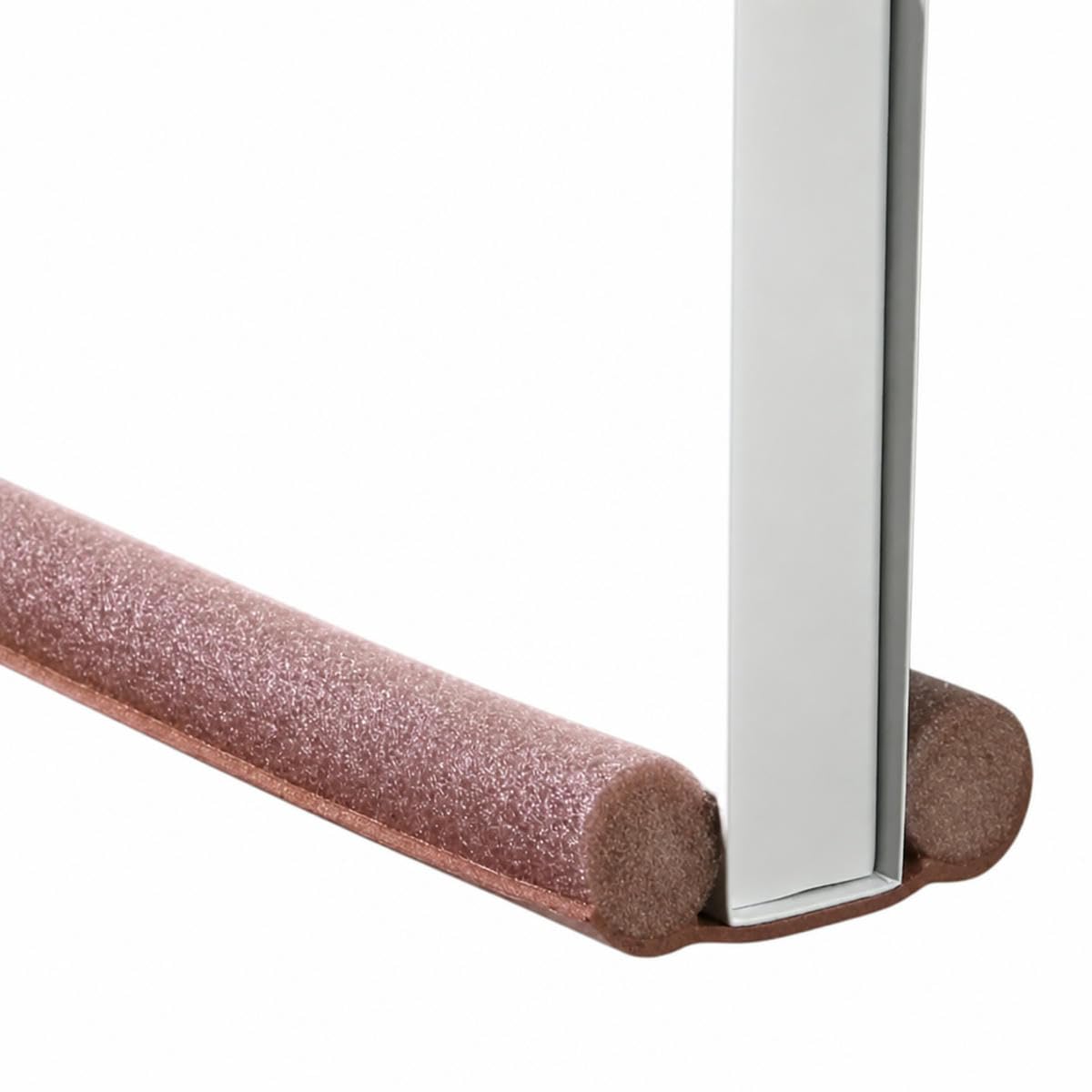 Jmgdj Brown 93Cm Fapao 1Pc Door Sealing Strip, Door Bottom Seal Strip, Soundproof Door And Window Gap Windshield Strip, Heat Preservation And Dustproof