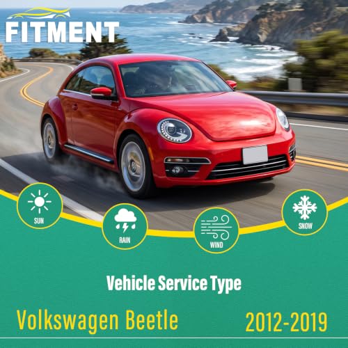 Image of WINDSMILE Windshield Wiper Blades Replacement for VW Beetle 2012-2019 | Fits Volkswagen Beetle 2012 2013 2014 2015 2016 2017 2018 2019, 22 inch+22 inch Front 2-Piece Set, Streak-Free, OEM Quality