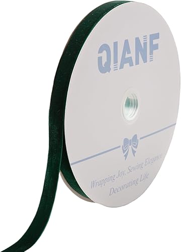 Miniatura 85 de Cinta de terciopelo caqui vintage, 3/8 pulgadas x 25 yardas 143-caqui,003-negro,045-rojo,159-verde musgo,165-Verde,180-Azul