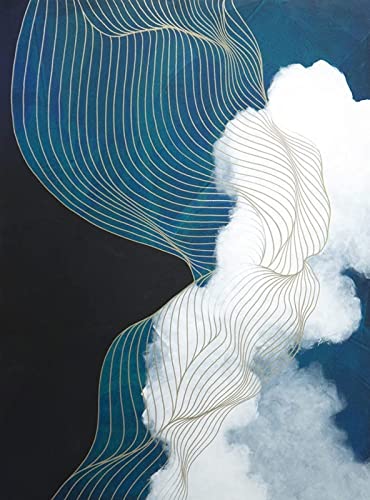 Rectángulo Alfombra Patrón de Redes de Oro Abstracto Negro Azul Marino Salón Modernas para Decoración Respaldo Antideslizante Alfombra 80 X 150 CM Cover