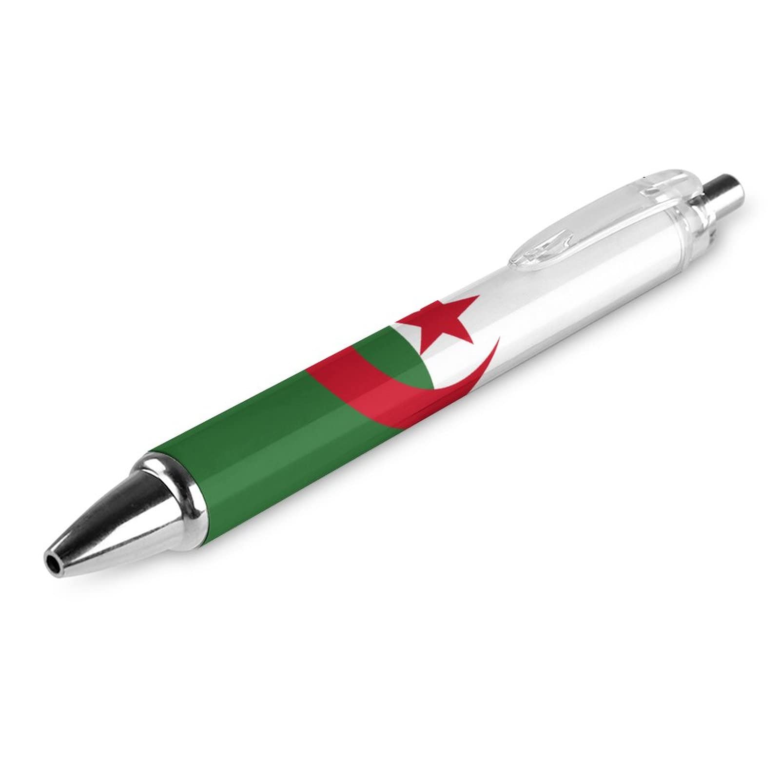 FJAUOQ Stylo à Bille Drapeau De L'Algérie - Stylo à Encre Bleue