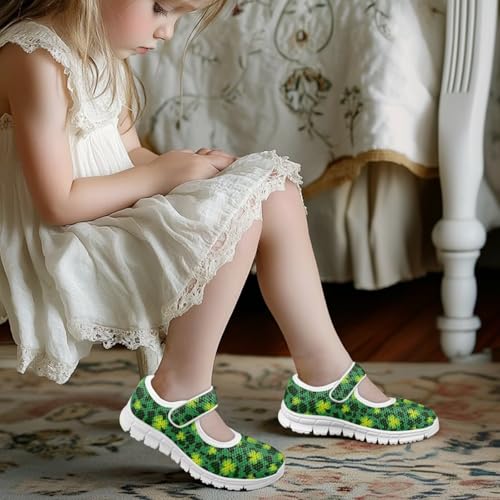 Coloranimal Mary Jane Shoes for Girls Princess Shoes Casual Dance Shoes School Uniform Shoes St. Patrick's Day Theme Mary Jane Flats4