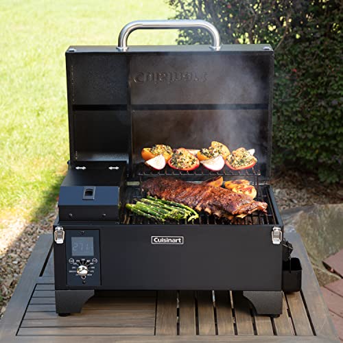 Cuisinart-CPG-256-Portable-Wood-Pellet-Grill-and-Smoker