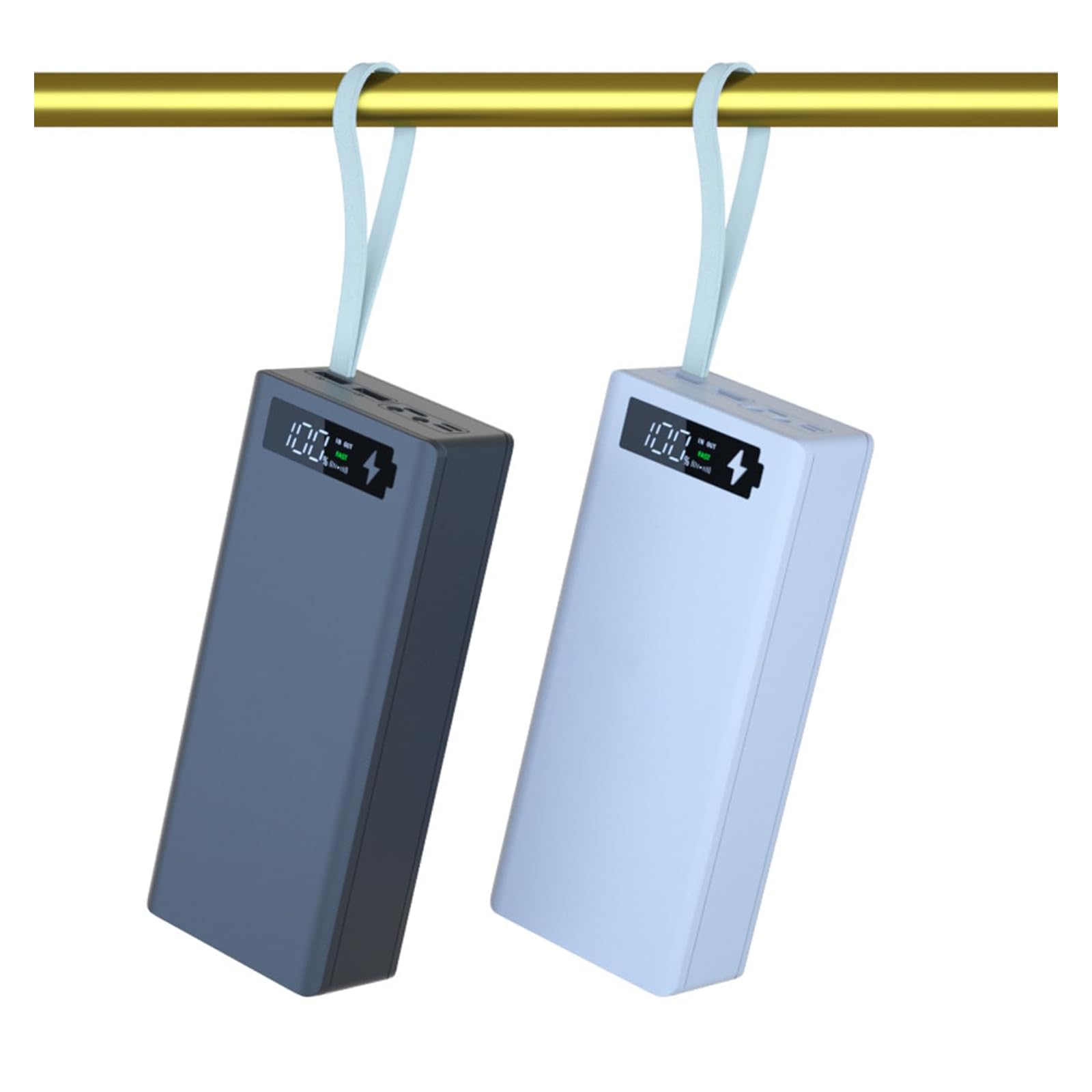 18650 Charger Box USB Mobile Holder C16PD Version Power for Shell Charger Box with Lighting Power Kit 18650 DIY Removable Welding-Free 16-Section 18650 Power Kit DIY Mobile (Black)