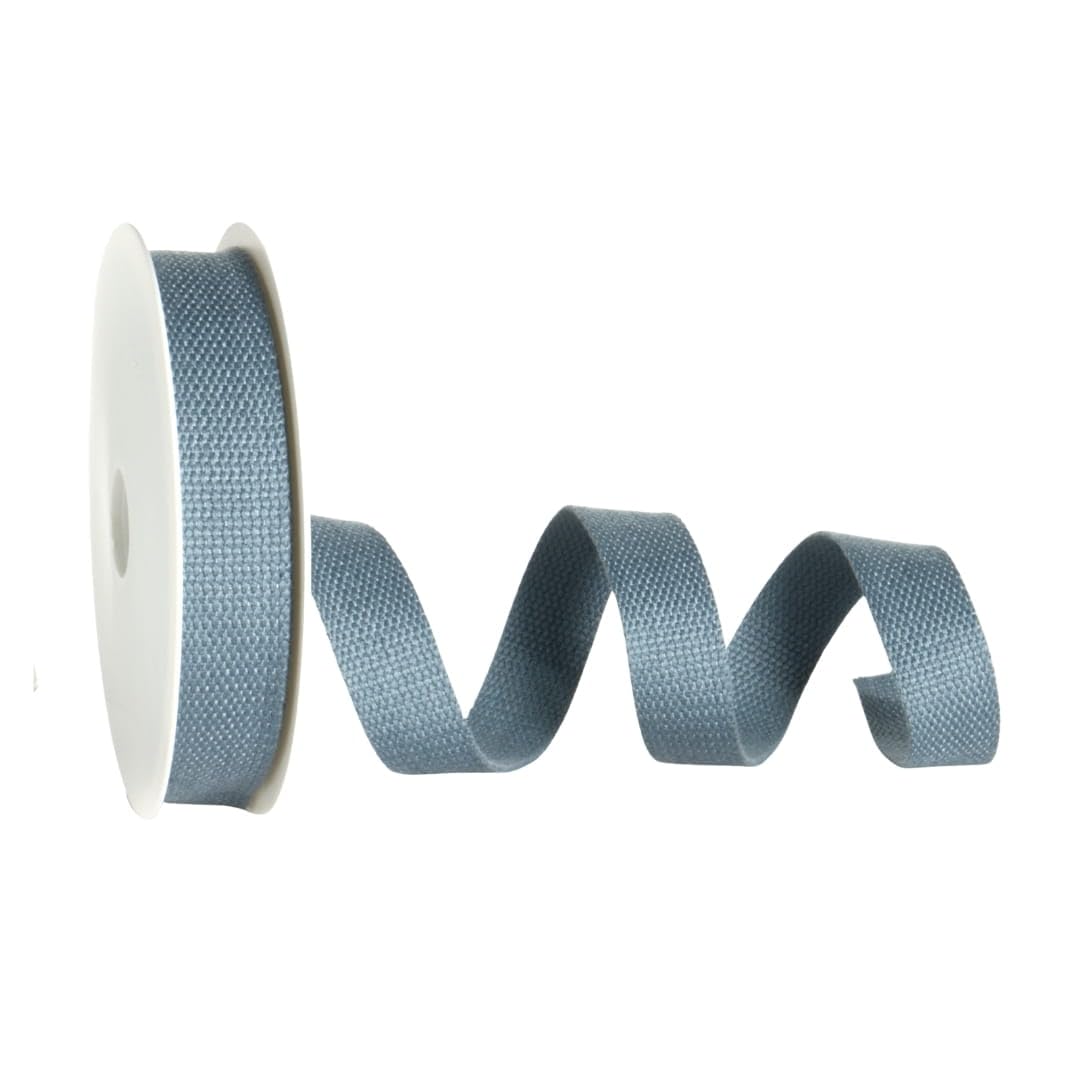 Trimz Cotton Webbing – Grey – 25mm x 10m