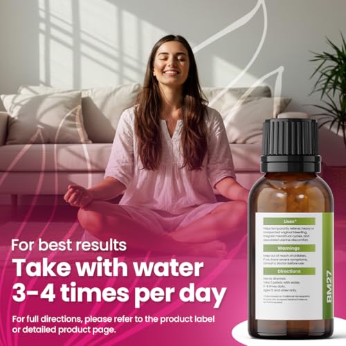 Image of Bestmade Women's Excessive Bleeding Remedy BM27 - Promotes Balance & Comfort During Menstruation, Menopause & Natural Support, 350 Pellets