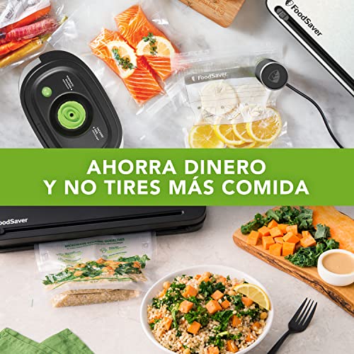 Miniatura 6 de FoodSaver Envasadora al Vacío con un Cutter Incorporado, Funciones «solo sellado», «húmedo/seco» y «marinar», incluye Rollos/Bolsas [FFS017X]