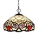 Produktbild Tiffany Style Pendelleuchten, ZYF Beleuchtung Titania Antik Und Jeweled Uplighter Flower Design Deckenleuchte Anhänger Glasmalerei Schatten, 30 * 40Cm