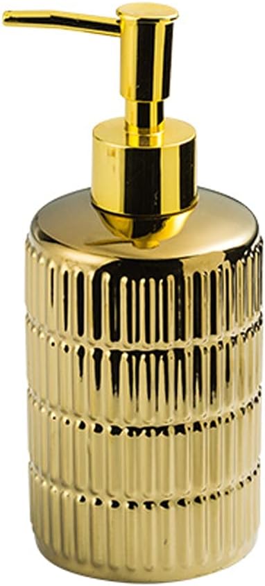Soap Dispenser Soap Dispenser Electroplating Pump Bottle Ceramic Lotion Dispenser Suitable for Bathroom Accessories and Kitchen Countertops for Kitchen,Bathroom,Office (A)