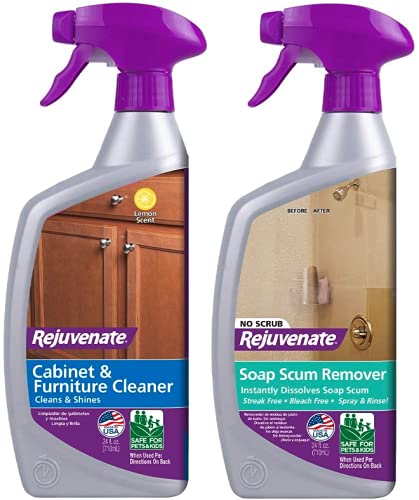 Cabinet, Furniture and Shower Cleaner Bundle (24 Oz)