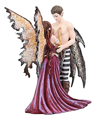 Ebros Amy Brown Eternal Forever Love Wedding Fairies Fairy Fae Damsel And Her Companion Statue 8" Tall Fantasy Mythical Faery Garden Magic Collectible Figurine Fairies Pixies Nymphs Decor #TOP2